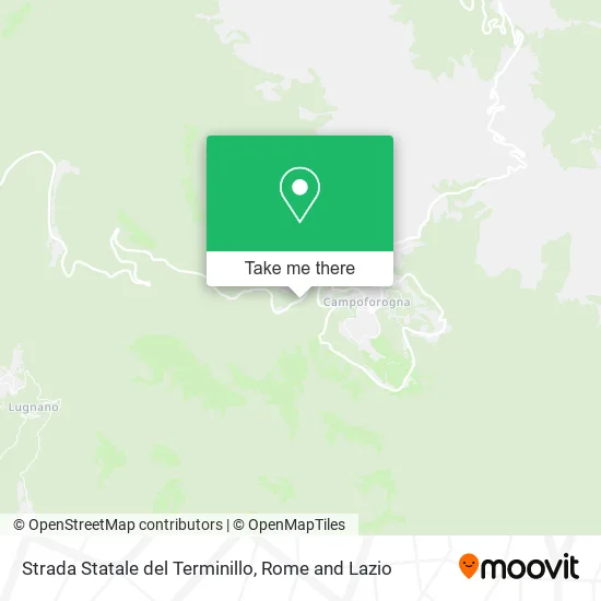 Terminillo State Road map