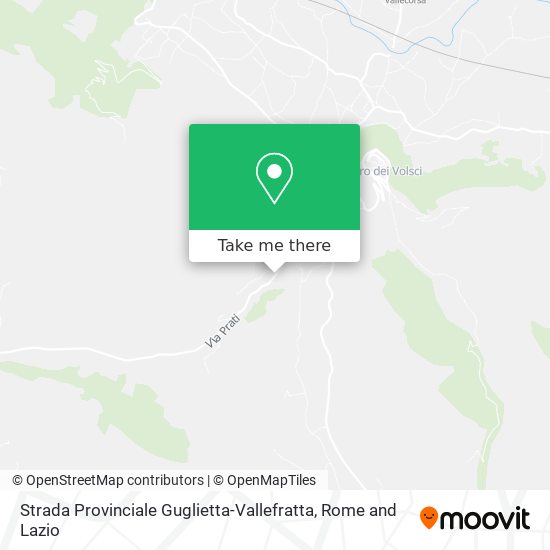 Strada Provinciale Guglietta-Vallefratta map
