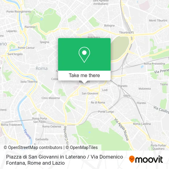 Piazza di San Giovanni in Laterano / Via Domenico Fontana map