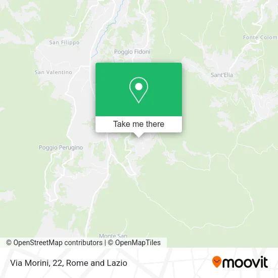 Morini Street, 22 map