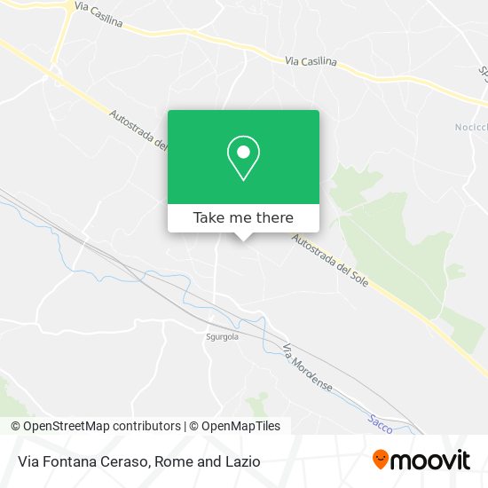 Via Fontana Ceraso map