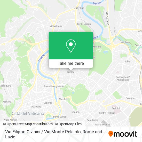Via Filippo Civinini / Via Monte Pelaiolo map