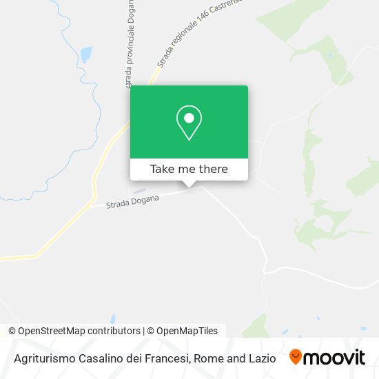 Agriturismo Casalino dei Francesi map