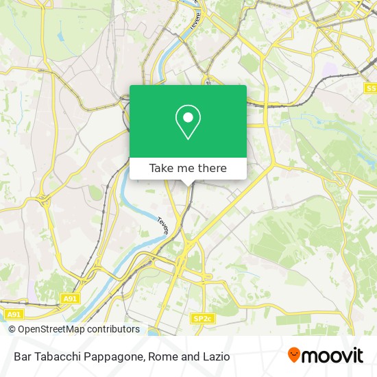 Bar Tabacchi Pappagone map