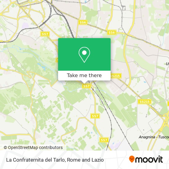 La Confraternita del Tarlo map