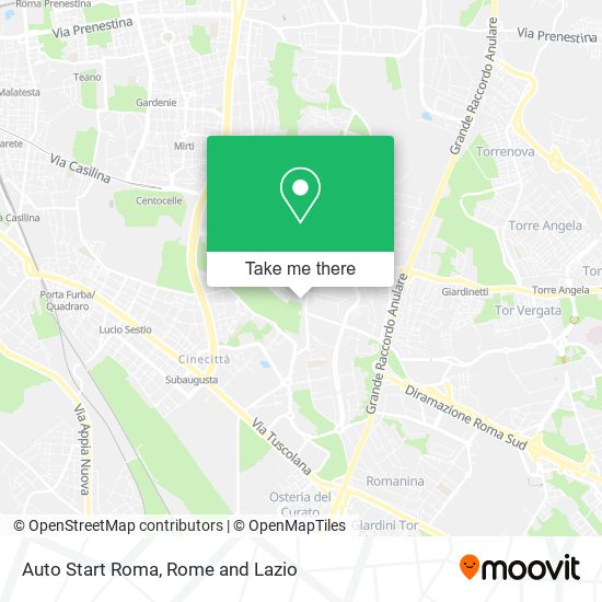 Auto Start Roma map