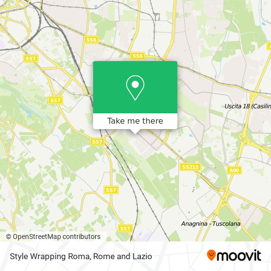 Style Wrapping Roma map