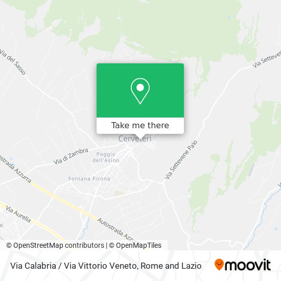 Via Calabria / Via Vittorio Veneto map