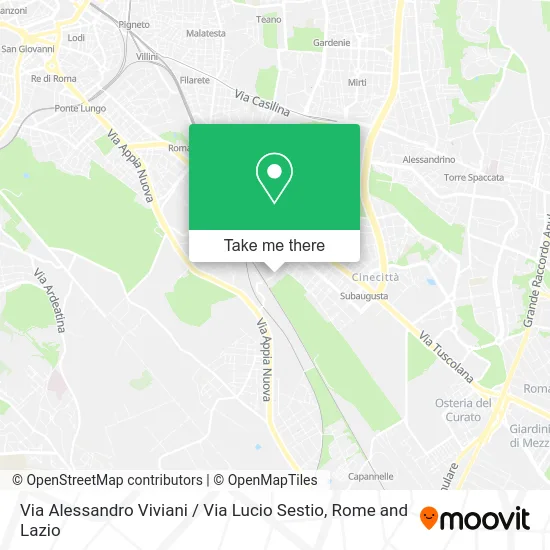 Alessandro Viviani Street / Lucio Sestio Street map