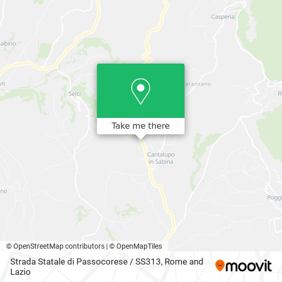 Strada Statale di Passocorese / SS313 map