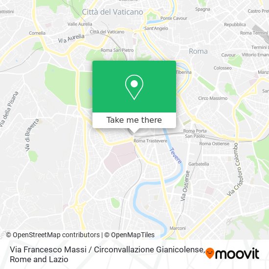 Via Francesco Massi / Circonvallazione Gianicolense map