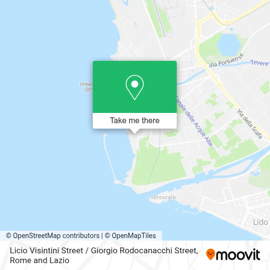 Licio Visintini Street / Giorgio Rodocanacchi Street map