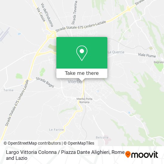 Largo Vittoria Colonna / Piazza Dante Alighieri map