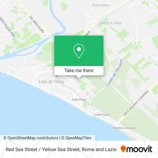 Red Sea Street / Yellow Sea Street map