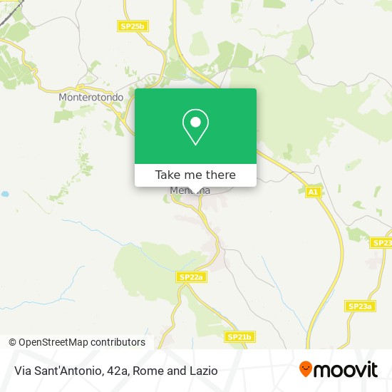 Via Sant'Antonio, 42a map
