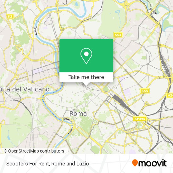 Scooters For Rent map