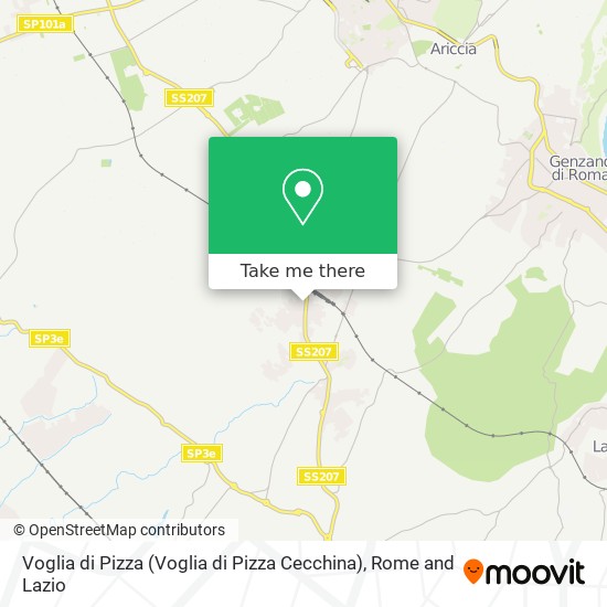 Voglia di Pizza map