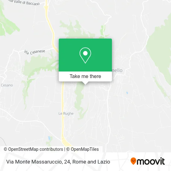 Via Monte Massaruccio, 24 map