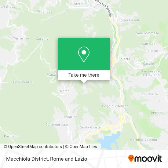 Macchiola District map