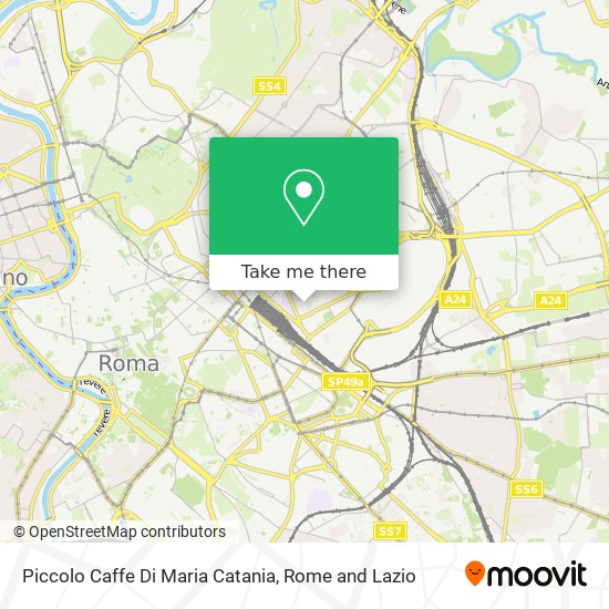 Piccolo Caffe Di Maria Catania map
