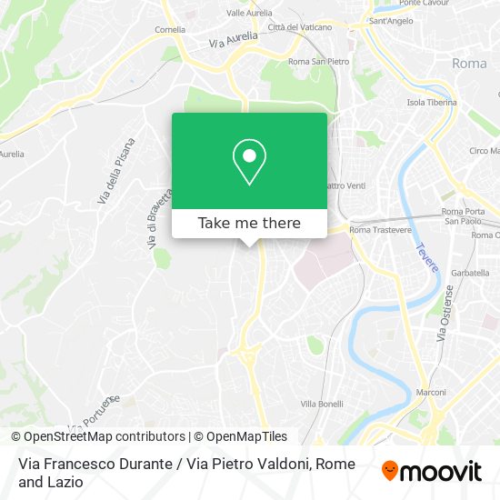 Via Francesco Durante / Via Pietro Valdoni map