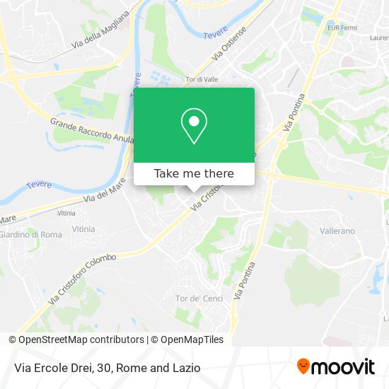 Via Ercole Drei, 30 map