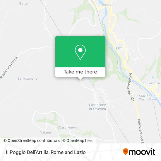 Il Poggio Dell'Artilla map