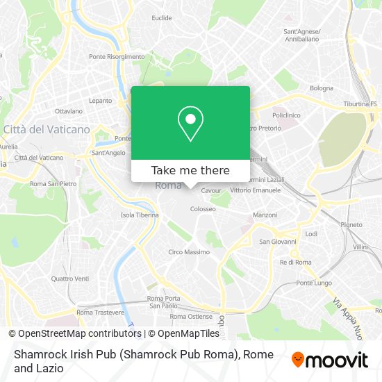 Shamrock Irish Pub (Shamrock Pub Roma) map