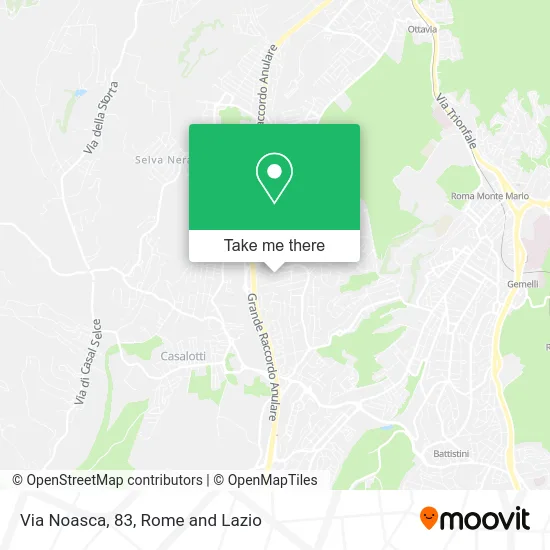 Noasca Street, 83 map