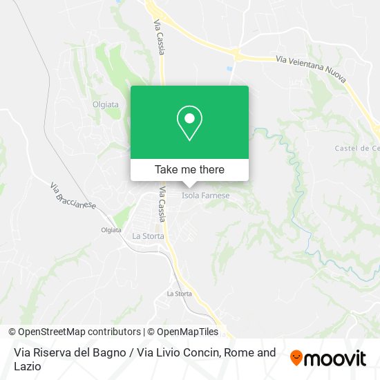 Via Riserva del Bagno / Via Livio Concin map