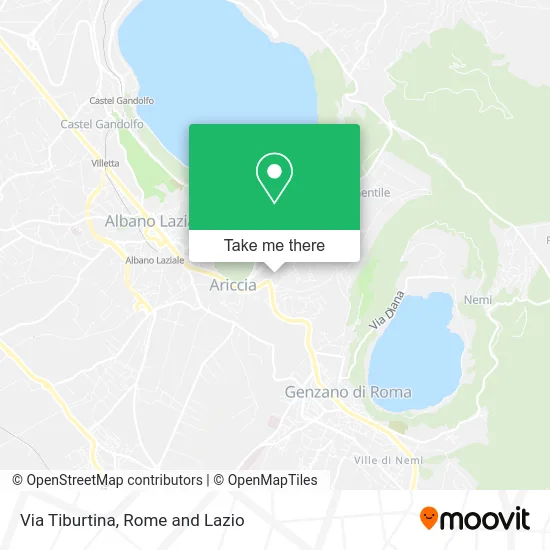 Tiburtina Street map