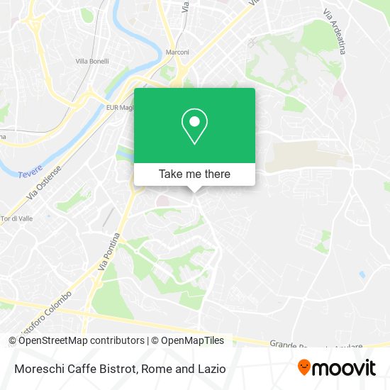 Moreschi Caffe Bistrot map