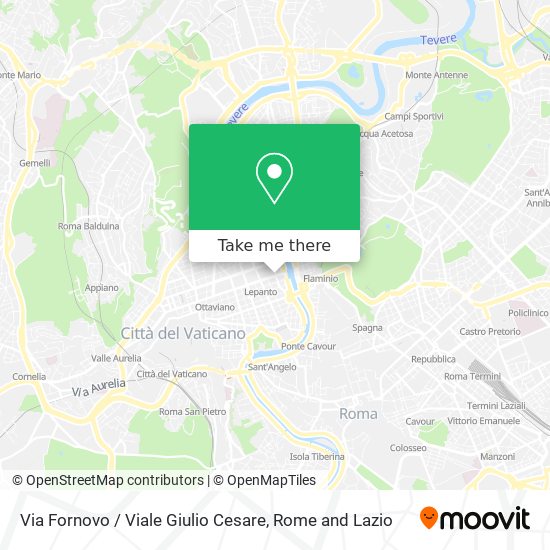 Via Fornovo / Viale Giulio Cesare map