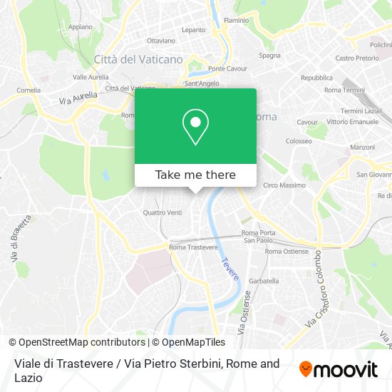 Viale di Trastevere / Via Pietro Sterbini map