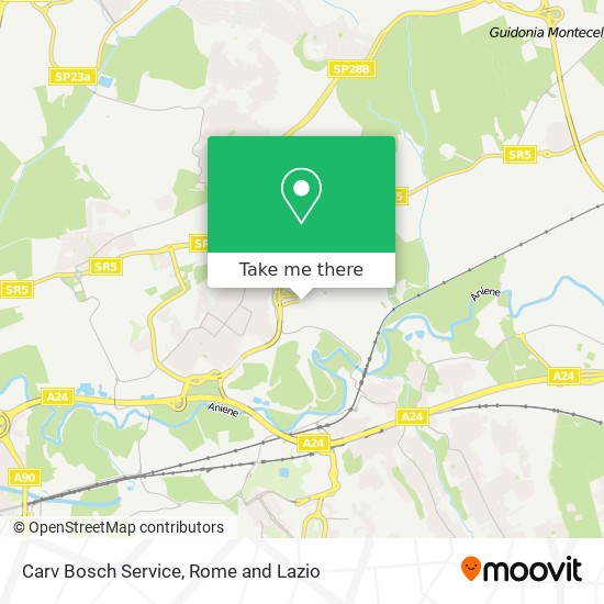 Carv Bosch Service map