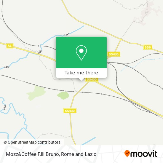 Mozz&Coffee F.lli Bruno map