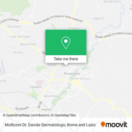 Molliconi Dr. Davide Dermatologo map