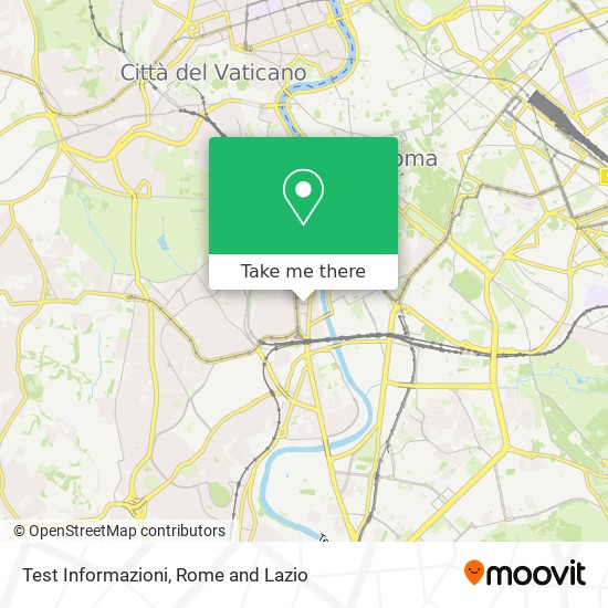 Test Informazioni map