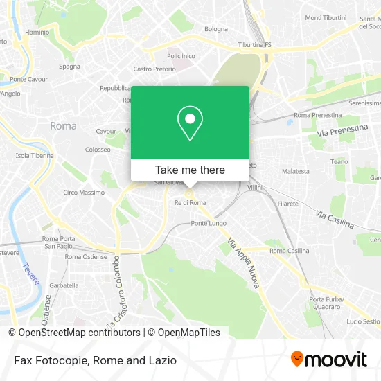 Fax Fotocopie map