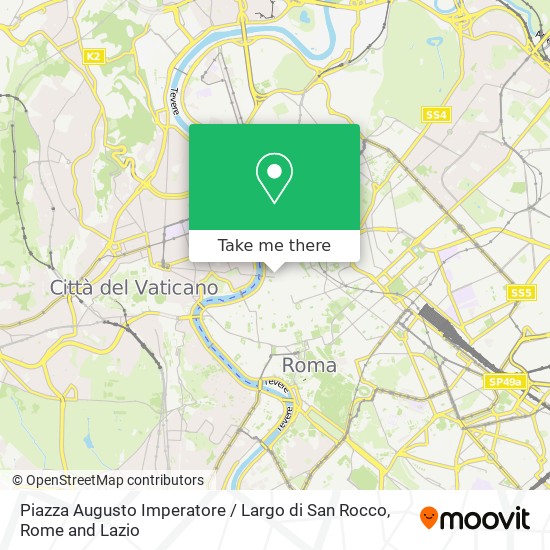 Piazza Augusto Imperatore / Largo di San Rocco map