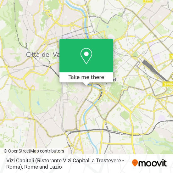 Vizi Capitali (Ristorante Vizi Capitali a Trastevere - Roma) map