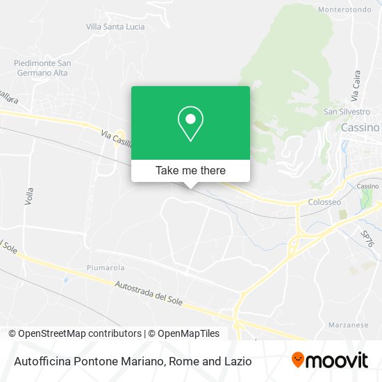 Autofficina Pontone Mariano map