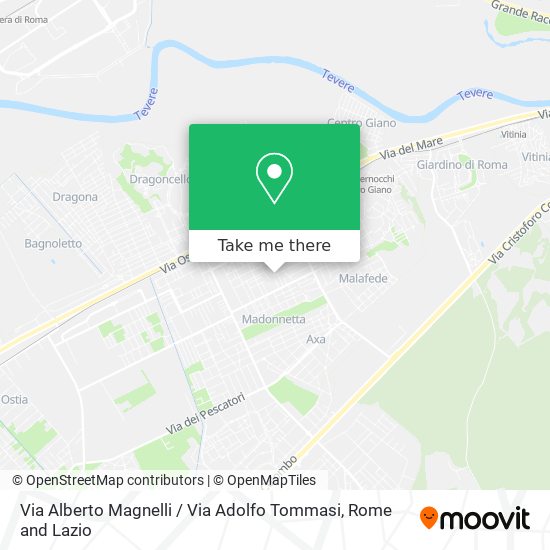 Via Alberto Magnelli / Via Adolfo Tommasi map
