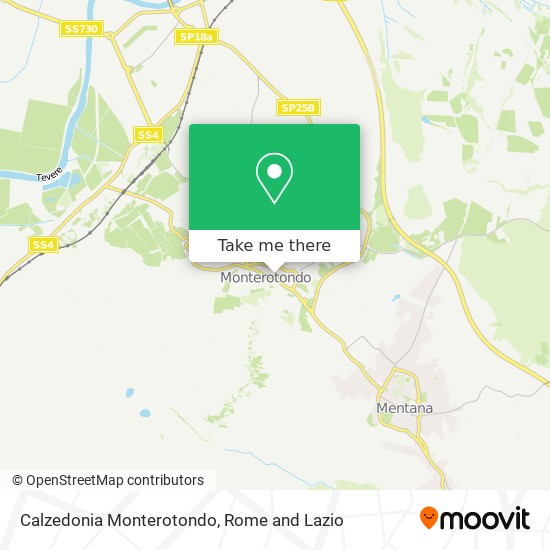 Calzedonia Monterotondo map