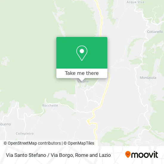 Santo Stefano Street / Borgo Street map