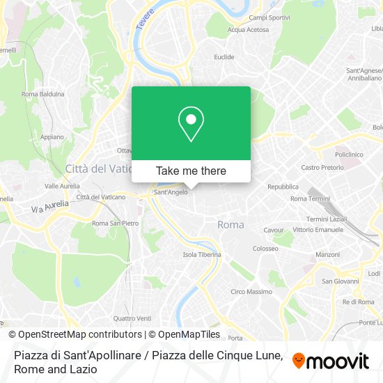 Piazza di Sant'Apollinare / Piazza delle Cinque Lune map