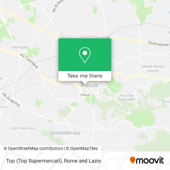 Top (Top Supermercati) map