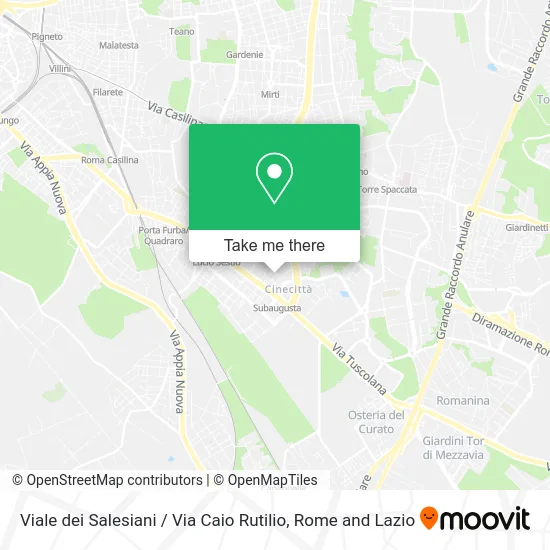 Salesians Avenue / Caio Rutilio Street map