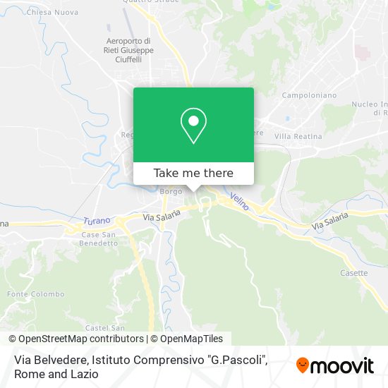 Via Belvedere, Istituto Comprensivo "G.Pascoli" map
