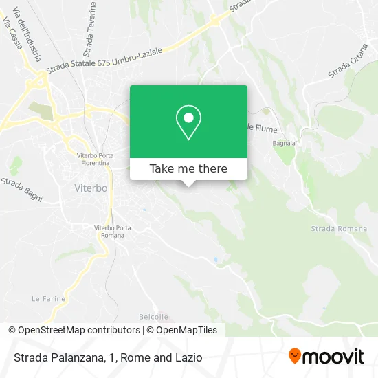 Strada Palanzana, 1 map